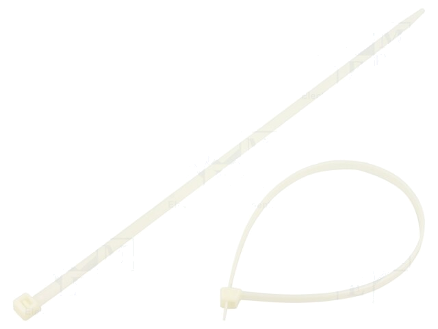 Kabelbinder; L: 368mm; W: 7,6mm; polyamide; 540N; natuurlijk; 100st. Kabelbinder; L: 368mm; W: 7,6mm; polyamide; 540N; natuurlijk; 100st.